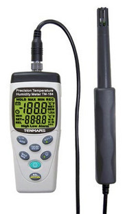臺灣泰瑪斯 TM-184 記憶式高精度溫濕度計TM184溫濕度表